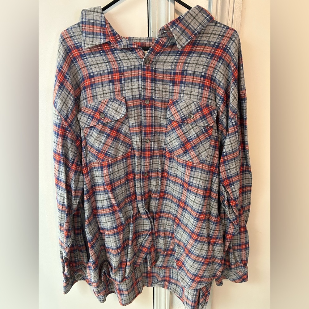 California Shirt Co. - Jax Brushed Flannel Shirt - Grey - 3XL